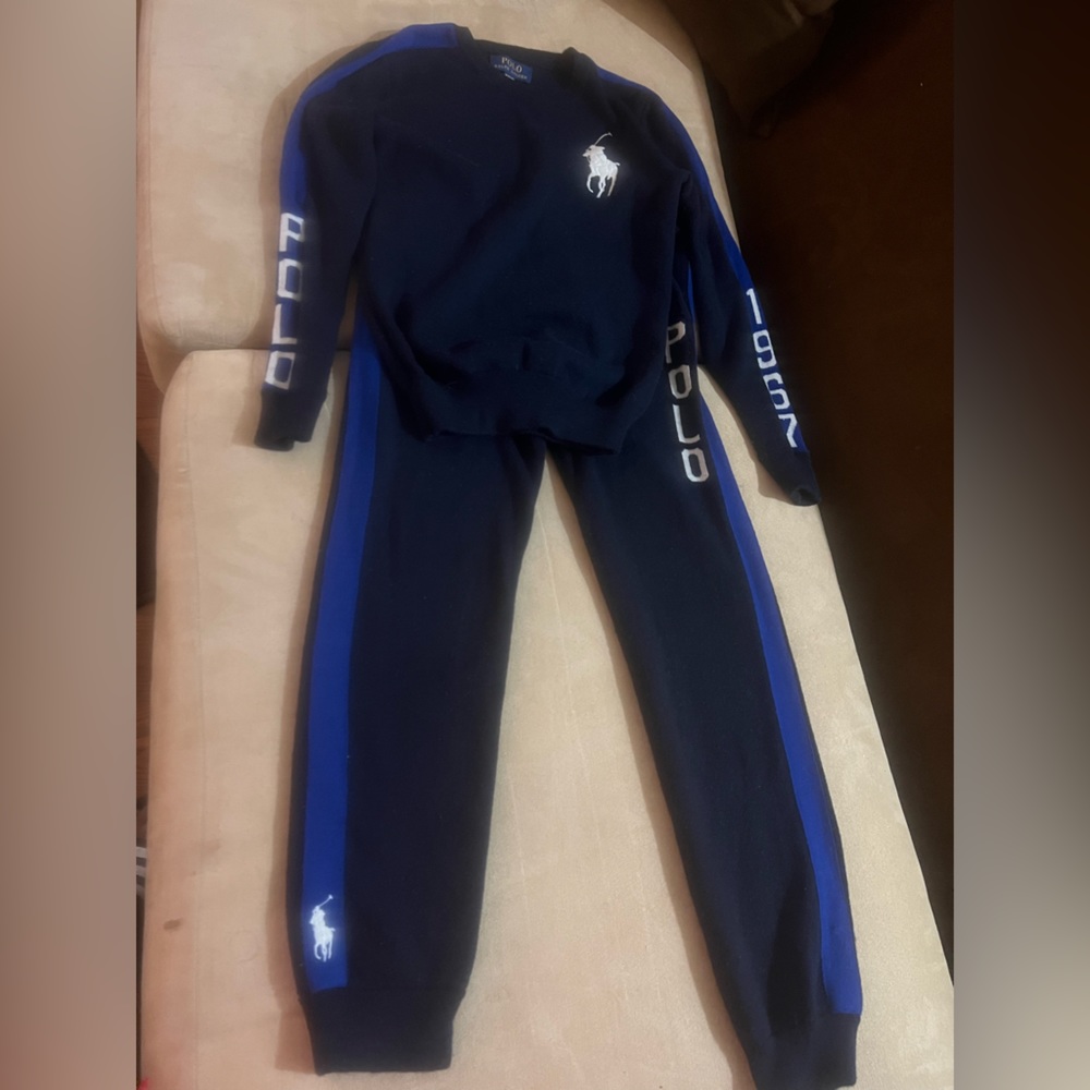 Boys Polo by Ralph Lauren sweater jogging set